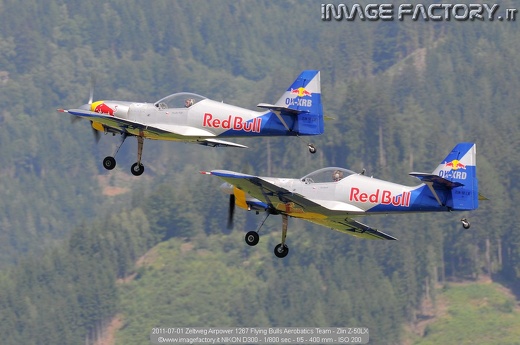 2011-07-01 Zeltweg Airpower 1267 Flying Bulls Aerobatics Team - Zlin Z-50LX